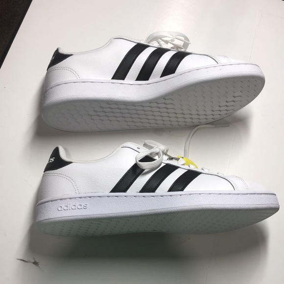 NWT Adidas Grand Court white sneakers size 8 - Picture 5 of 8